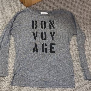 Anthropologie Sol Angeles XS BONVOYAGE long sleeve